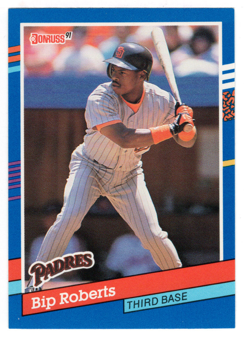 Bip Roberts - San Diego Padres (MLB Baseball Card) 1991 Donruss # 195 Mint