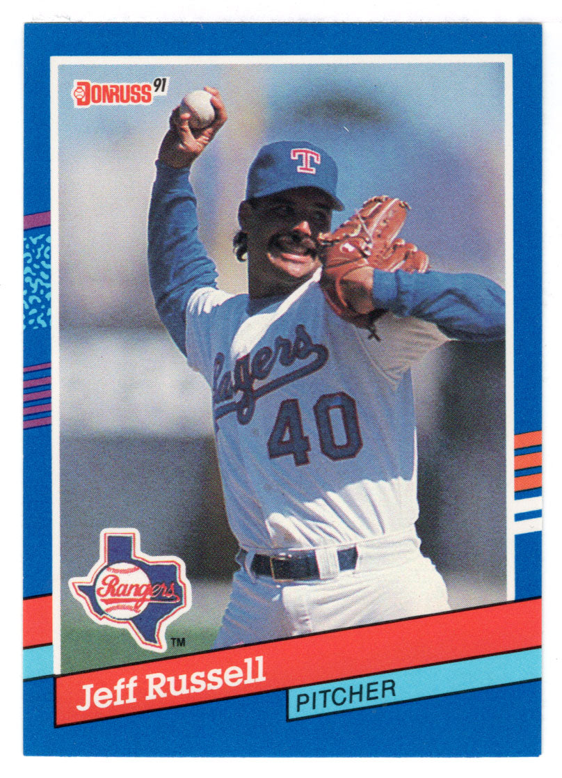 Jeff Russell - Texas Rangers (MLB Baseball Card) 1991 Donruss # 202 Mint