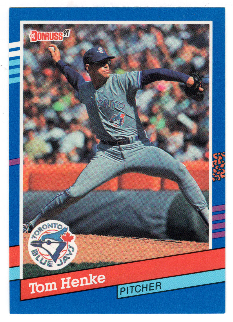 Tom Henke - Toronto Blue Jays (MLB Baseball Card) 1991 Donruss # 205 Mint