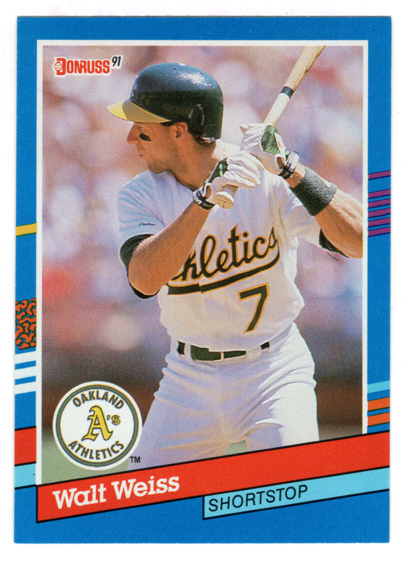 Walt Weiss - Oakland Athletics (MLB Baseball Card) 1991 Donruss # 214 Mint