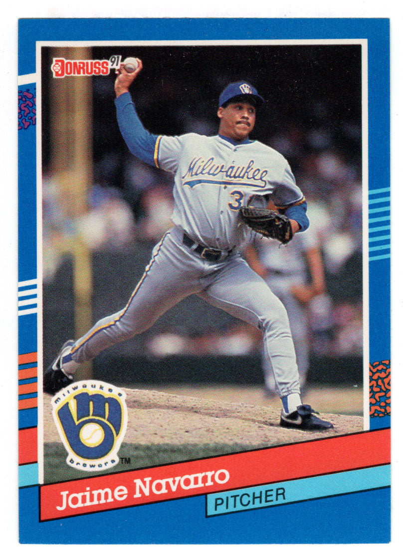 Jaime Navarro - Milwaukee Brewers (MLB Baseball Card) 1991 Donruss # 216 Mint