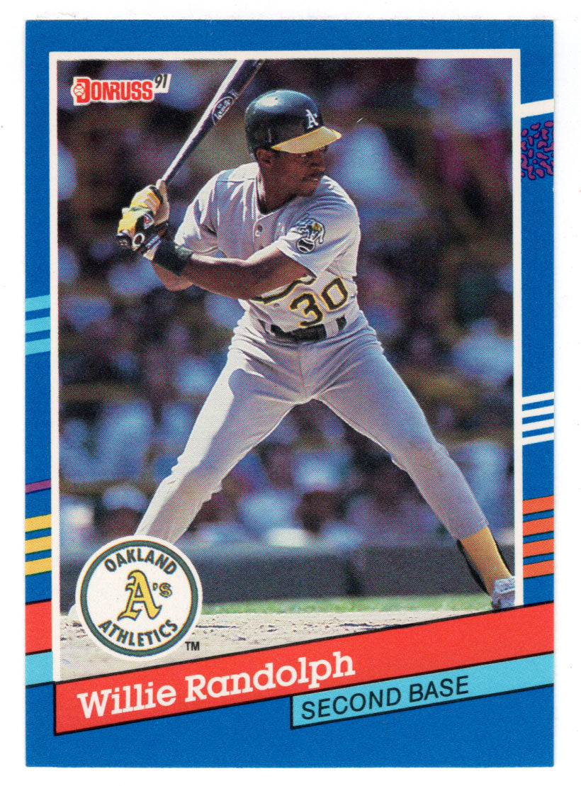 Willie Randolph - Oakland Athletics (MLB Baseball Card) 1991 Donruss # 217 Mint