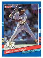 Willie Randolph - Oakland Athletics (MLB Baseball Card) 1991 Donruss # 217 Mint