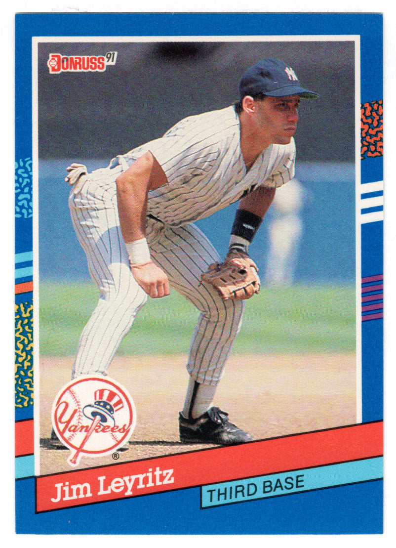 Jim Leyritz - New York Yankees (MLB Baseball Card) 1991 Donruss # 219 Mint