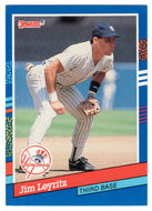 Jim Leyritz - New York Yankees (MLB Baseball Card) 1991 Donruss # 219 Mint