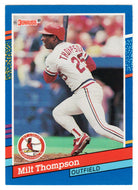 Milt Thompson - St. Louis Cardinals (MLB Baseball Card) 1991 Donruss # 225 Mint