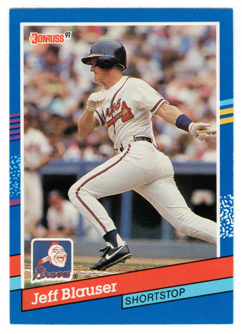 Jeff Blauser - Atlanta Braves (MLB Baseball Card) 1991 Donruss # 229 Mint