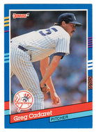 Greg Cadaret - New York Yankees (MLB Baseball Card) 1991 Donruss # 236 Mint