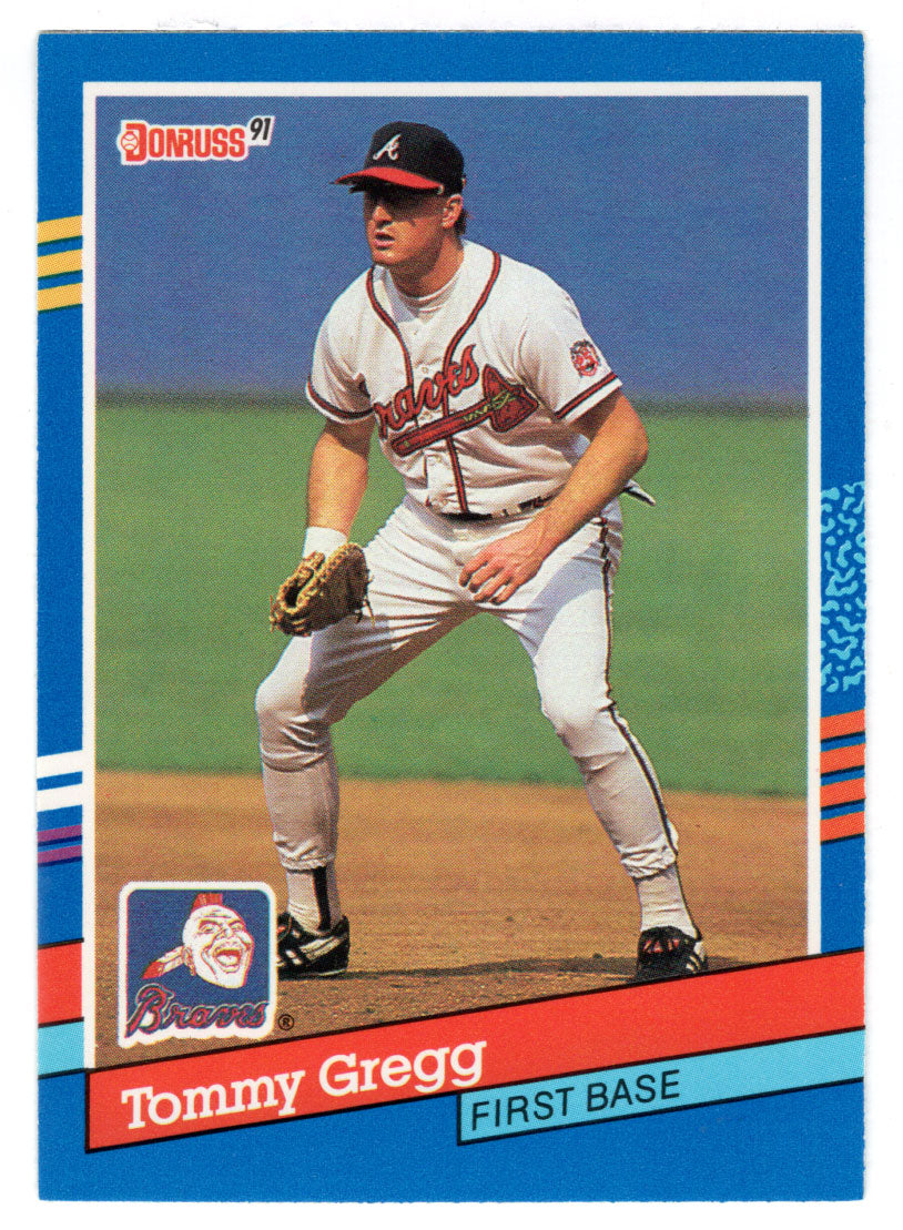 Tommy Gregg - Atlanta Braves (MLB Baseball Card) 1991 Donruss # 244 Mint