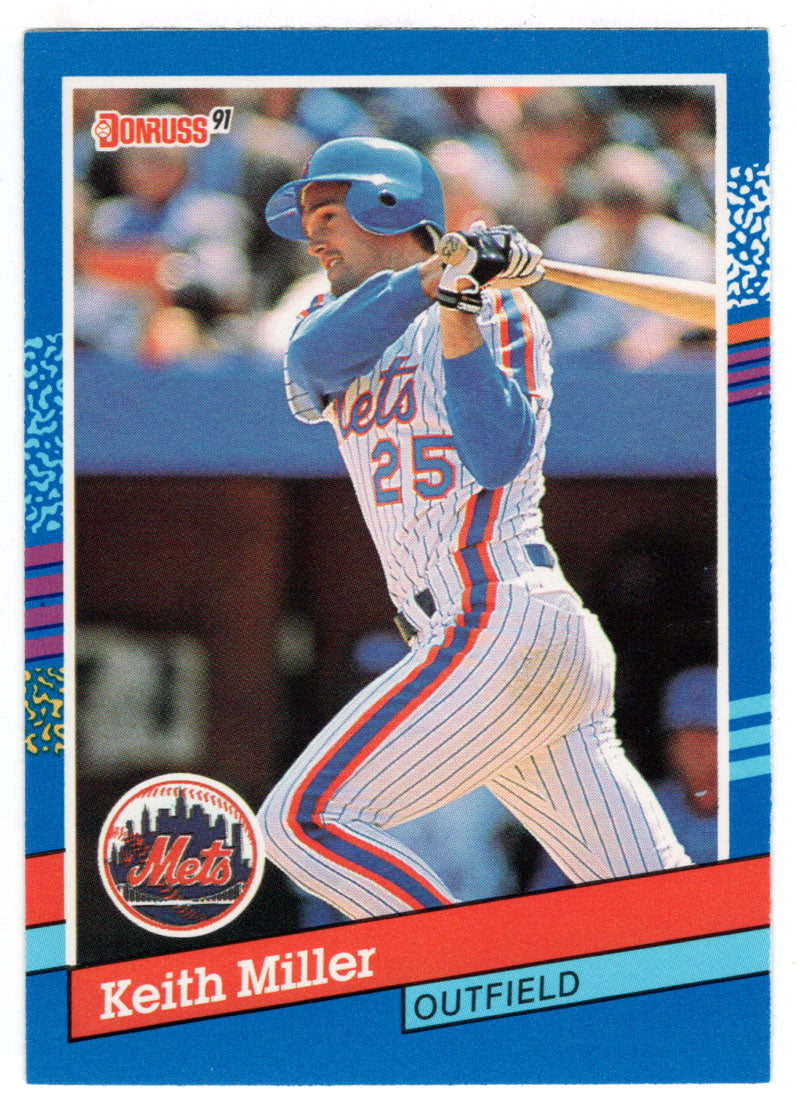 Keith Miller - New York Mets (MLB Baseball Card) 1991 Donruss # 248 Mint