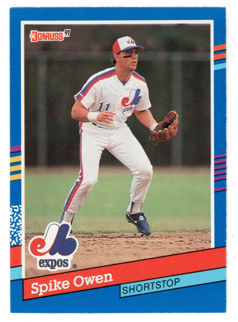 Spike Owen - Montreal Expos (MLB Baseball Card) 1991 Donruss # 251 Mint