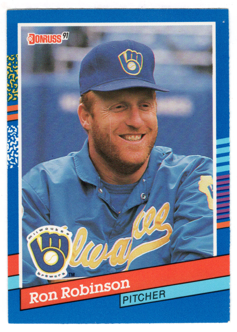 Ron Robinson - Milwaukee Brewers (MLB Baseball Card) 1991 Donruss # 254 Mint