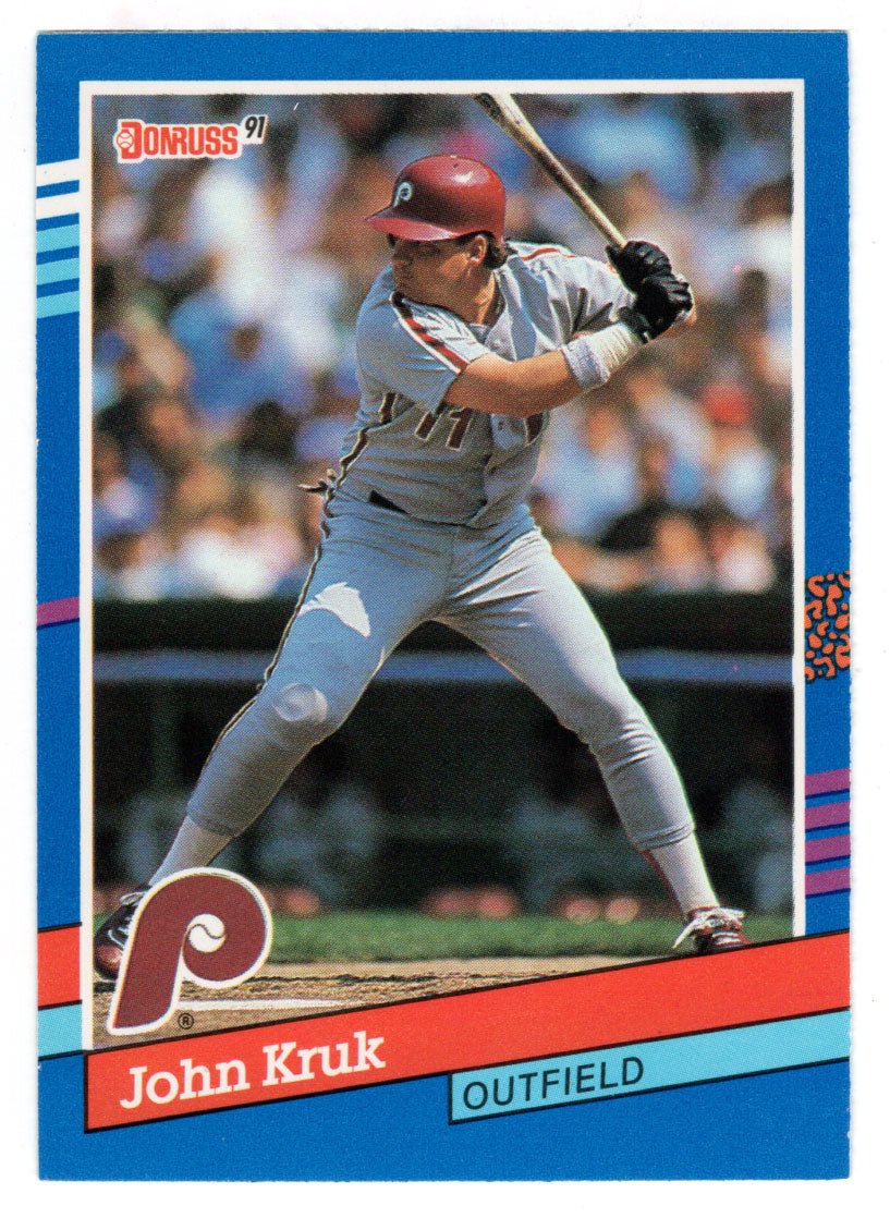 John Kruk - Philadelphia Phillies (MLB Baseball Card) 1991 Donruss # 260 Mint