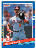 Carlos Baerga - Cleveland Indians (MLB Baseball Card) 1991 Donruss # 274 Mint