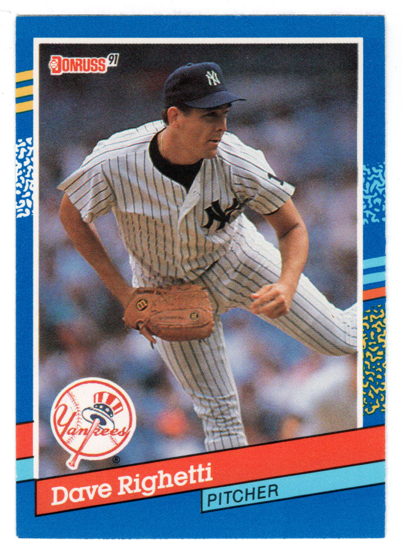 Dave Righetti - New York Yankees (MLB Baseball Card) 1991 Donruss # 275 Mint