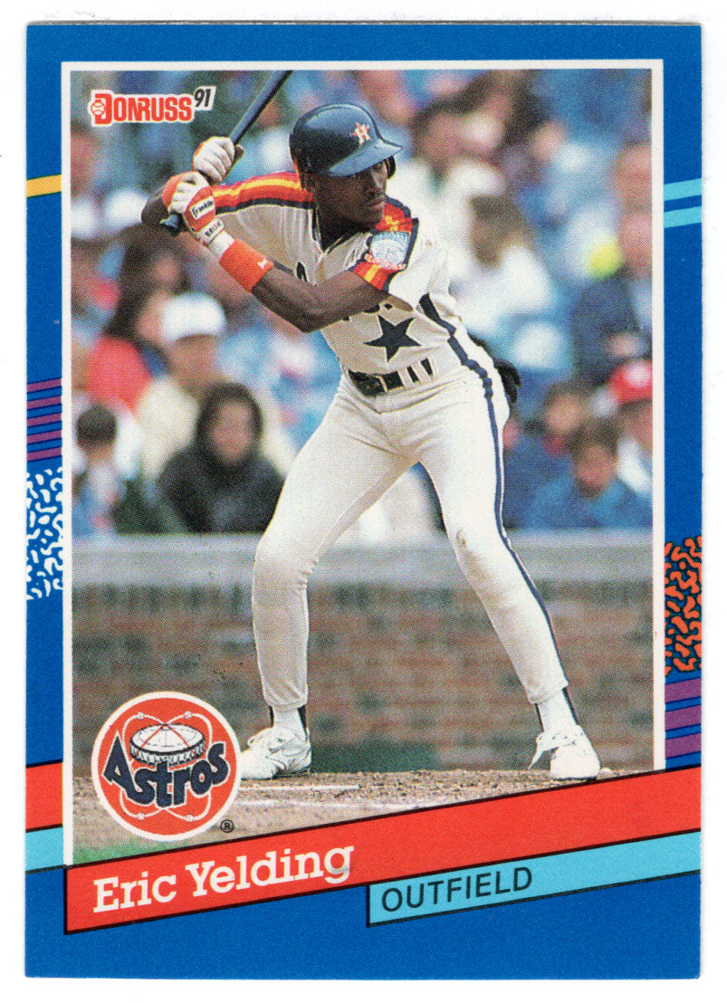 Eric Yelding - Houston Astros (MLB Baseball Card) 1991 Donruss # 277 Mint