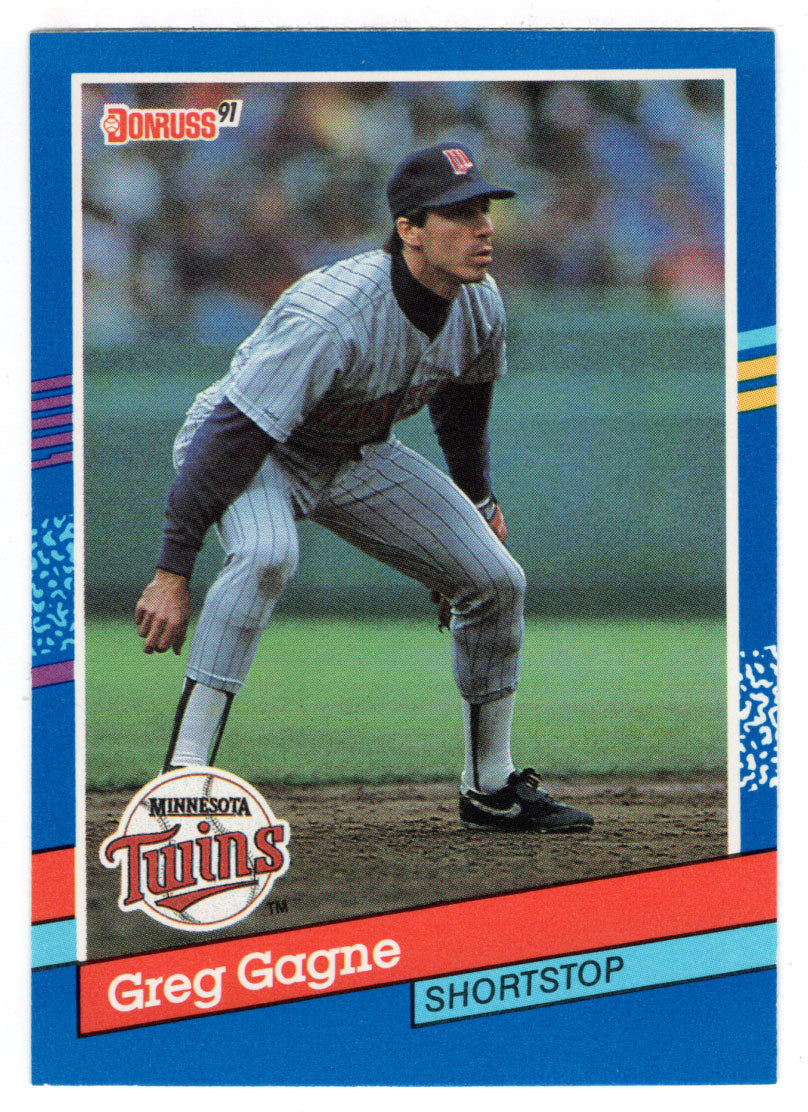 Greg Gagne - Minnesota Twins (MLB Baseball Card) 1991 Donruss # 284 Mint