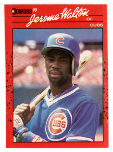 Jerome Walton - Chicago Cubs (MLB Baseball Card) 1990 Donruss # 285 Mint