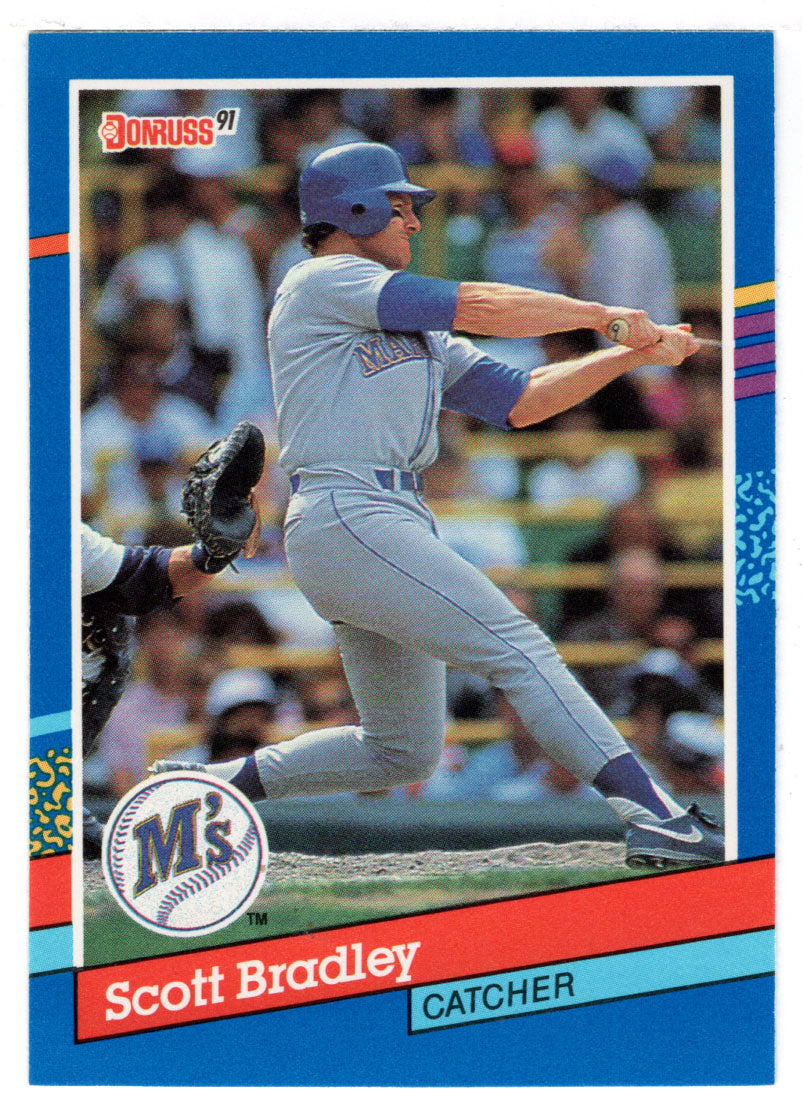 Scott Bradley - Seattle Mariners (MLB Baseball Card) 1991 Donruss # 287 Mint
