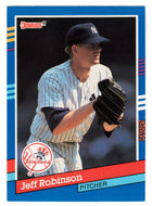 Jeff D. Robinson - New York Yankees (MLB Baseball Card) 1991 Donruss # 291 Mint