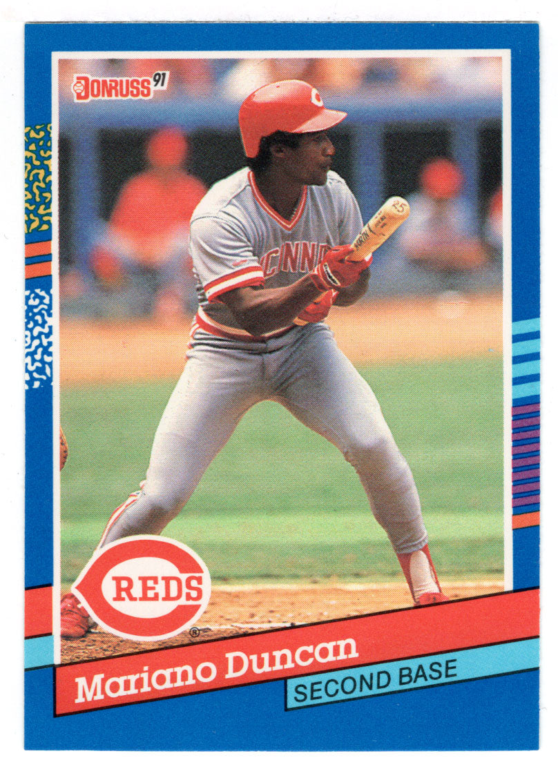 Mariano Duncan - Cincinnati Reds (MLB Baseball Card) 1991 Donruss # 309 Mint