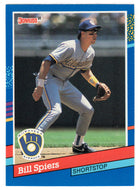 Bill Spiers - Milwaukee Brewers (MLB Baseball Card) 1991 Donruss # 310 Mint