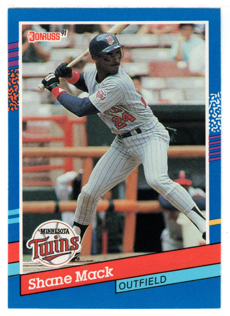 Shane Mack - Minnesota Twins (MLB Baseball Card) 1991 Donruss # 320 Mint