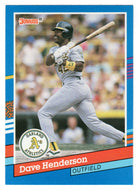 Dave Henderson - Oakland Athletics (MLB Baseball Card) 1991 Donruss # 326 Mint