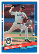 Mark Knudson - Milwaukee Brewers (MLB Baseball Card) 1991 Donruss # 328 Mint