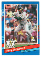 Terry Steinbach - Oakland Athletics (MLB Baseball Card) 1991 Donruss # 329 Mint
