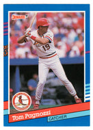 Tom Pagnozzi - St. Louis Cardinals (MLB Baseball Card) 1991 Donruss # 337 Mint