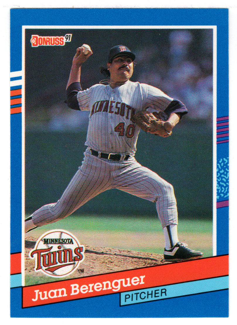 Juan Berenguer - Minnesota Twins (MLB Baseball Card) 1991 Donruss # 340 Mint