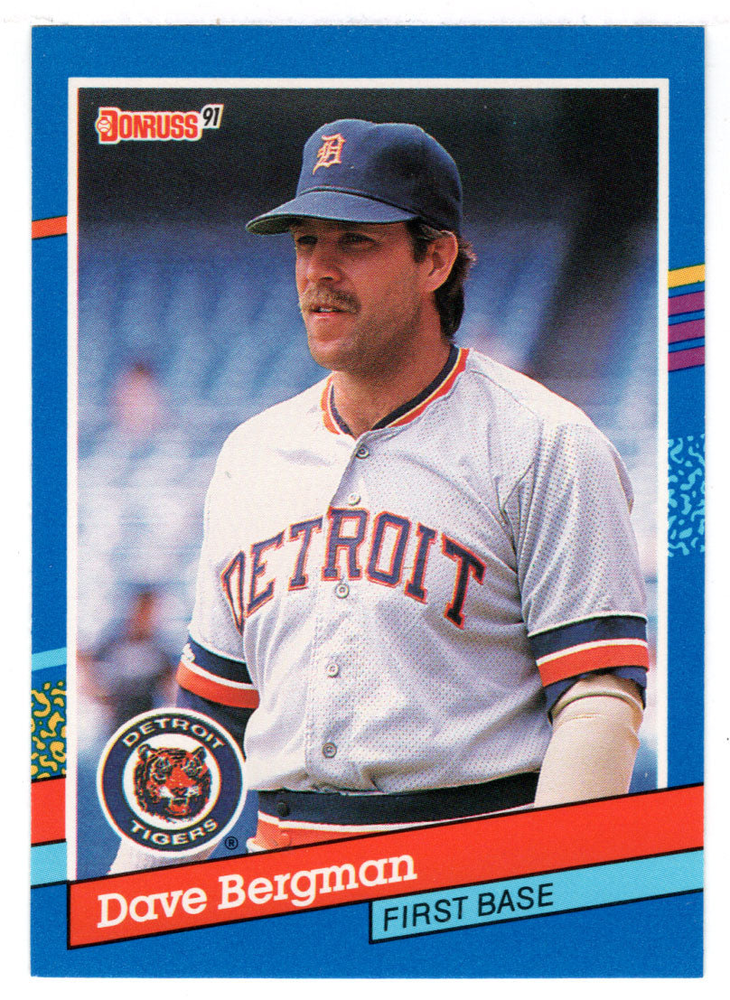 Dave Bergman - Detroit Tigers (MLB Baseball Card) 1991 Donruss # 342 Mint