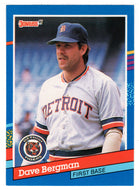 Dave Bergman - Detroit Tigers (MLB Baseball Card) 1991 Donruss # 342 Mint