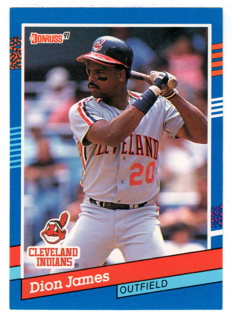 Dion James - Cleveland Indians (MLB Baseball Card) 1991 Donruss # 348 Mint