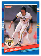 Bill Landrum - Pittsburgh Pirates (MLB Baseball Card) 1991 Donruss # 350 Mint