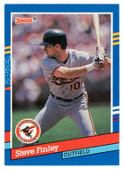 Steve Finley - Baltimore Orioles (MLB Baseball Card) 1991 Donruss # 355 Mint
