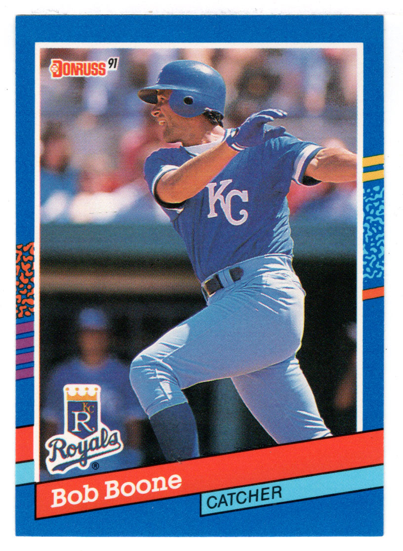 Bob Boone - Kansas City Royals (MLB Baseball Card) 1991 Donruss # 356 Mint