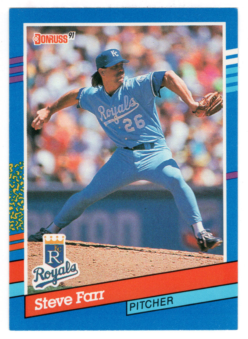 Steve Farr - Kansas City Royals (MLB Baseball Card) 1991 Donruss # 365 Mint