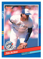Jim Acker - Toronto Blue Jays (MLB Baseball Card) 1991 Donruss # 368 Mint