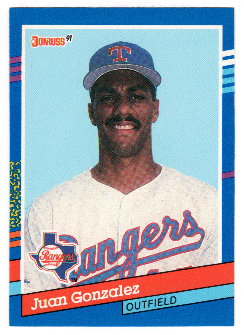 Juan Gonzalez - Texas Rangers (MLB Baseball Card) 1991 Donruss # 371 Mint