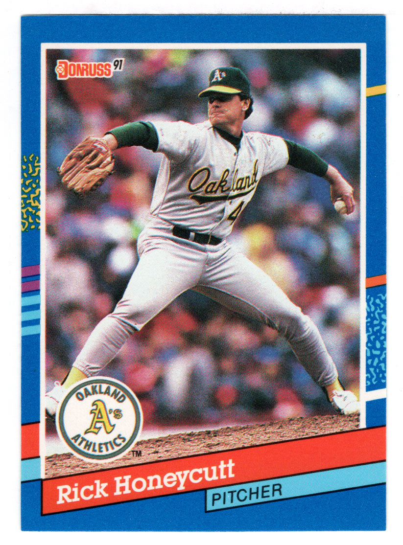 Rick Honeycutt - Oakland Athletics (MLB Baseball Card) 1991 Donruss # 373 Mint