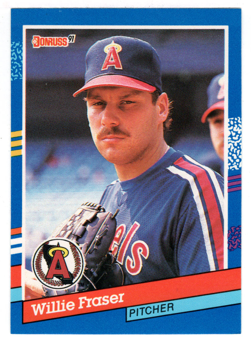 Willie Fraser - California Angels (MLB Baseball Card) 1991 Donruss # 379 Mint
