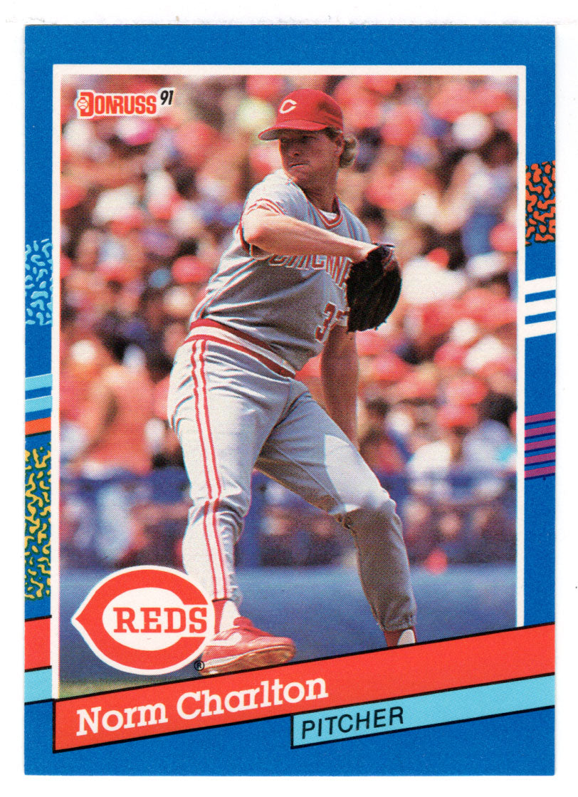 Norm Charlton - Cincinnati Reds (MLB Baseball Card) 1991 Donruss # 384 Mint