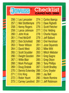 Checklist # 5 (# 256 - # 331) (MLB Baseball Card) 1991 Donruss # 386 Mint
