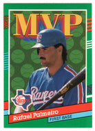 Rafael Palmeiro - Texas Rangers - MVP (MLB Baseball Card) 1991 Donruss # 394 Mint