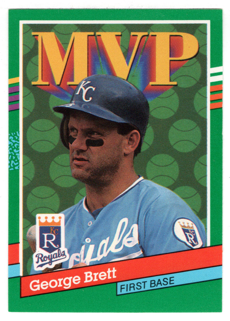 George Brett - Kansas City Royals - MVP (MLB Baseball Card) 1991 Donruss # 396 Mint