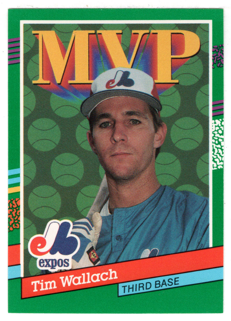 Tim Wallach - Montreal Expos - MVP (MLB Baseball Card) 1991 Donruss # 406 Mint