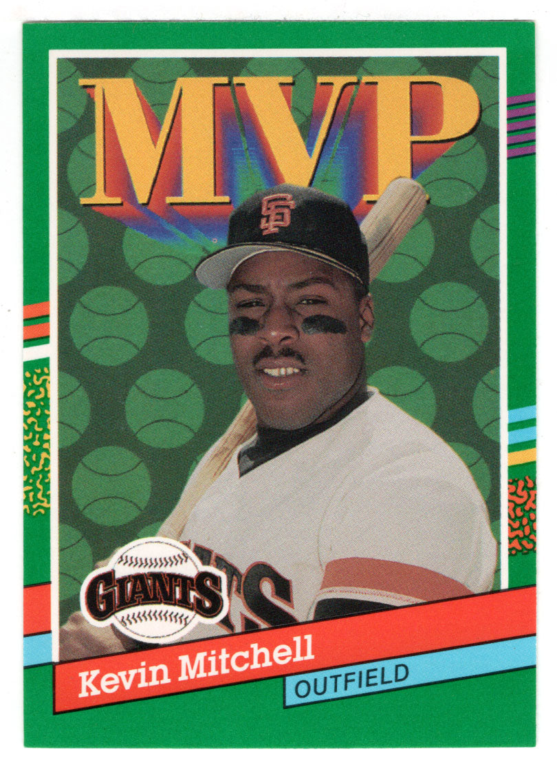 Kevin Mitchell - San Francisco Giants - MVP (MLB Baseball Card) 1991 Donruss # 407 Mint