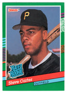 Steve Carter - Pittsburgh Pirates - Rated Rookie (MLB Baseball Card) 1991 Donruss # 418 Mint